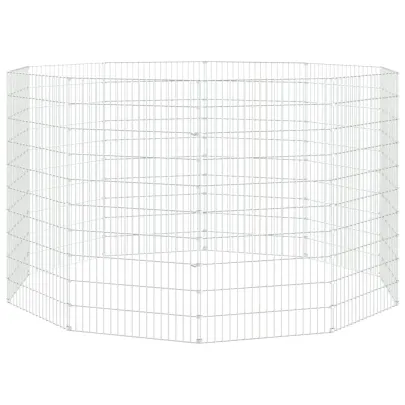 Adăpost pentru Animale - 10 Panouri Fier Galvanizat 54x100 cm