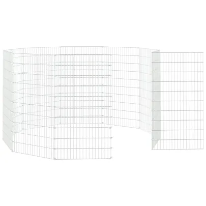 Adăpost pentru Animale - 10 Panouri Fier Galvanizat 54x100 cm