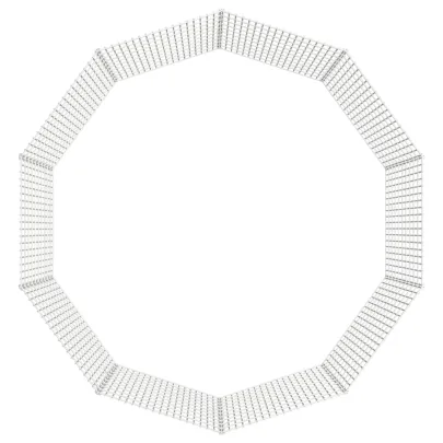 Adăpost pentru Animale - 10 Panouri Fier Galvanizat 54x100 cm