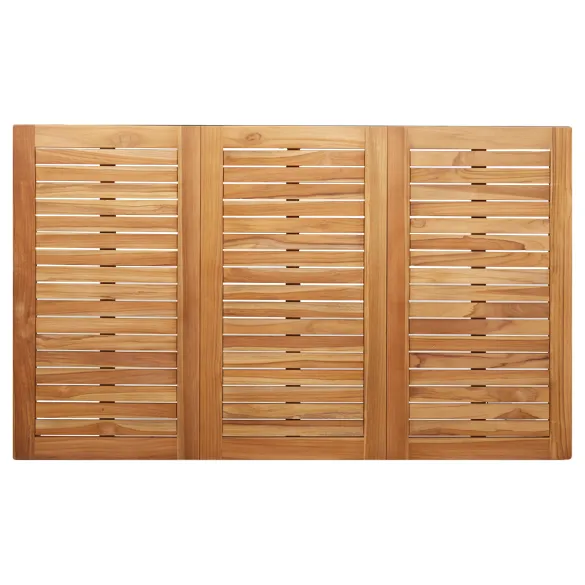 Set Masă Grădină 5 Piese Lemn Masiv Tec - Livrare Gratuită