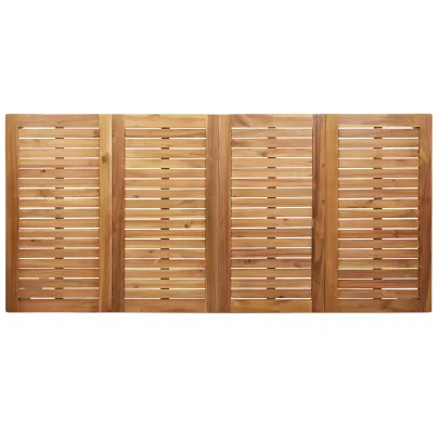 Set Dining Exterior Lemn de Tec - Masă 180 cm cu 6 Scaune