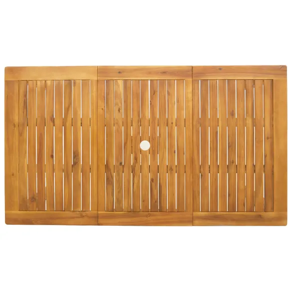 Set Masă Grădină 7 Piese Lemn Acacia Solid | Livrare Gratuită