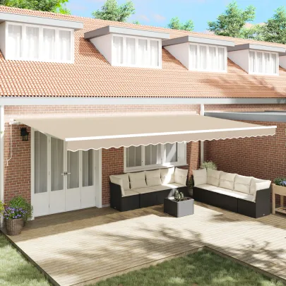 Material schimb marchiză 6x3.5 m Bej - Livrare gratuită
