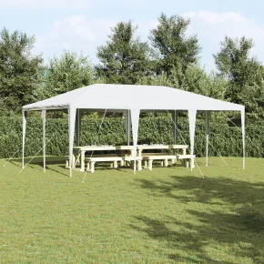 Cort de Petrecere Alb 6x4 m PE - Spatiu Outdoor