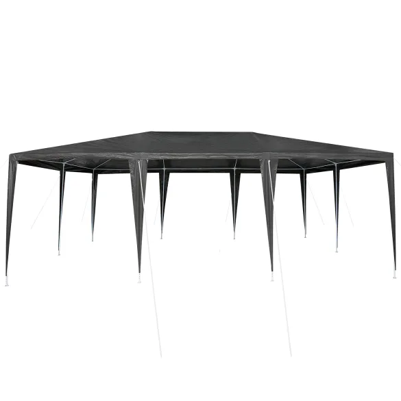 Cort de Petrecere Antracit 6x4 m PE - Livrare Gratuită