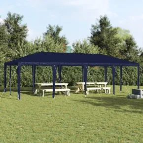 Cort pentru Petreceri Albastru 8x4 m PE - Livrare Gratuita