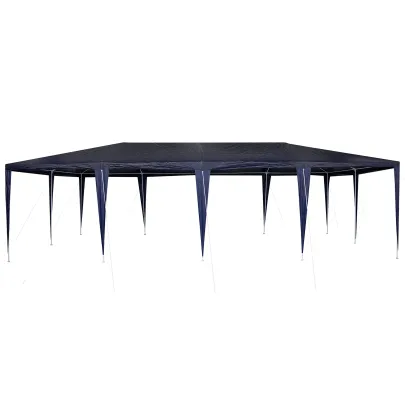 Cort pentru Petreceri Albastru 8x4 m PE - Livrare Gratuita