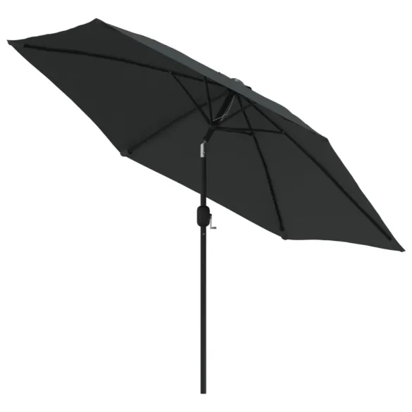 Umbrelă de soare exterior 300 cm - Metal Antracit