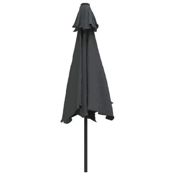 Umbrelă de soare exterior 300 cm - Metal Antracit