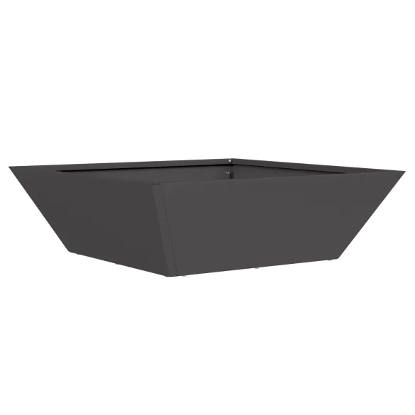 Ghivece Plastice Negre 50x50x15 cm - Set 5 Bucăți