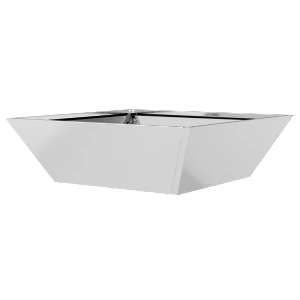 Ghiveci Oțel Galvanizat 50x50x15 cm - Interior/Exterior