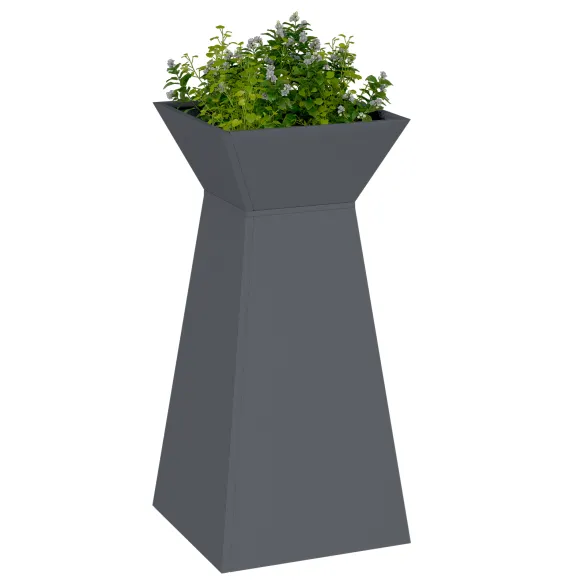 Suport Plante Antracit Plastic Interior/Exterior 35x35x73 cm