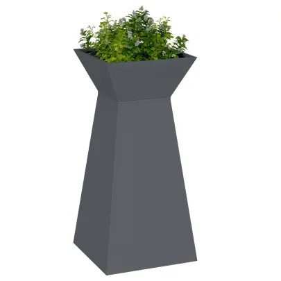 Suport Plante Antracit Plastic Interior/Exterior 35x35x73 cm