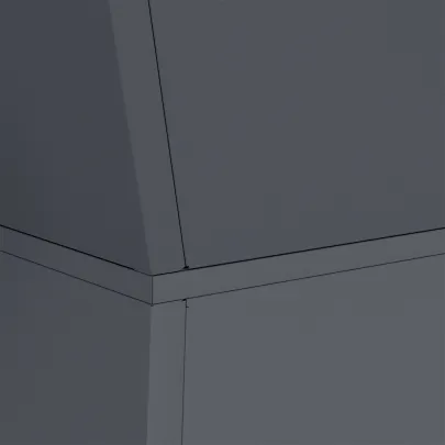 Suport Plantă Antracit Plastic Interior/Exterior 40x40x101 cm