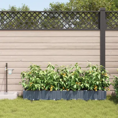 Jardiniere cu Sistem Irigare 4 Bucăți - Livrare Gratuită