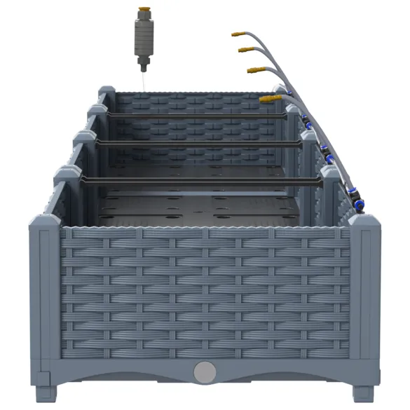 Jardiniere cu Sistem Irigare 4 Bucăți - Livrare Gratuită