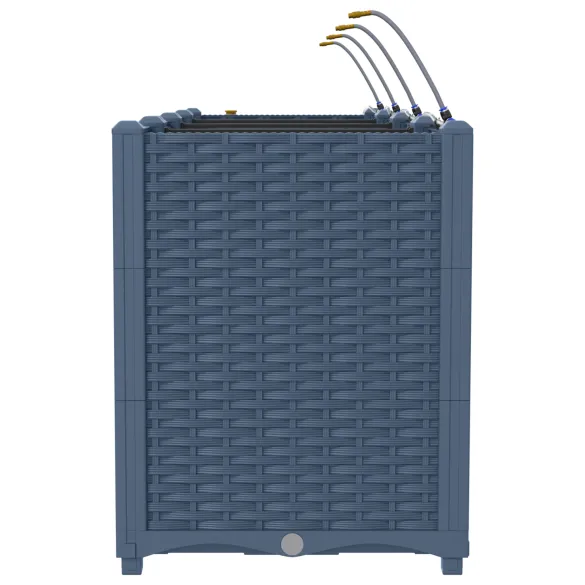 Jardiniere Auto-Irigare Gri | 4 Ghivece Rezistente