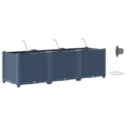 Jardiniere cu Sistem Irigare Auto 3 buc | Livrare Gratuită