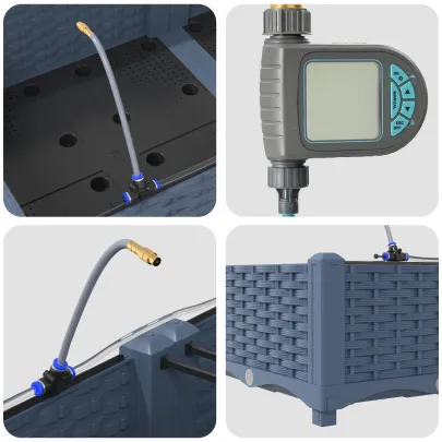 Jardiniere Grădină cu Sistem Irigare Auto | Livrare Gratuită