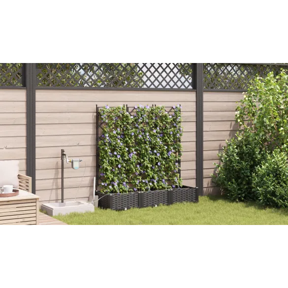 Jardiniere cu Sistem Irigare Auto 3 buc | Livrare Gratuită