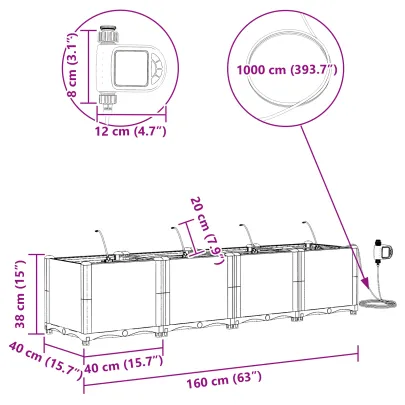Sistem Irigare Auto Ghivece Gradina - Livrare Gratuita