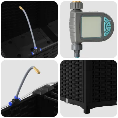 Containere Gradina cu Irigare Automata 3 buc | Livrare Gratuita