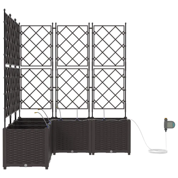 Jardiniere cu Sistem Irigație 5 buc Bone - Livrare Gratuită