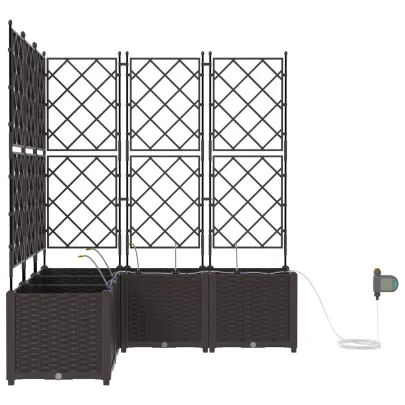 Jardiniere cu Sistem Irigație 5 buc Bone - Livrare Gratuită