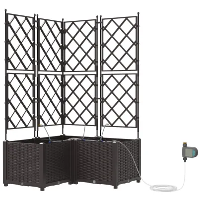 Set 3 Ghivece cu Irigație Auto - Livrare Gratuită