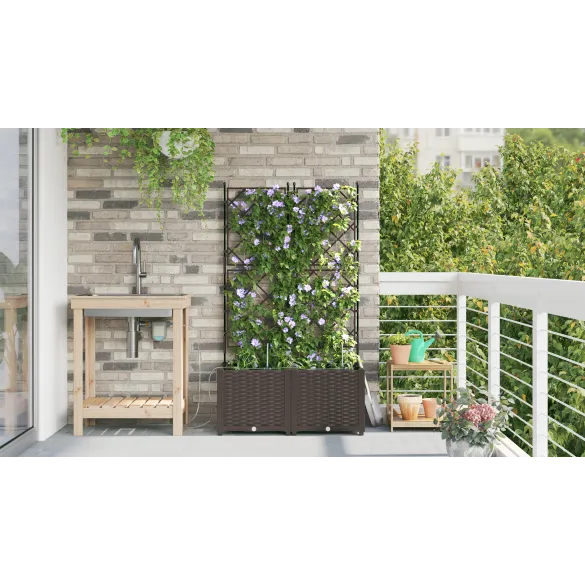 Ghiveci Grădină cu Sistem Irigare - Livrare Gratuită