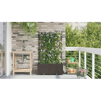 Ghiveci Grădină cu Sistem Irigare - Livrare Gratuită