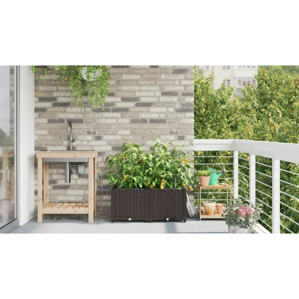 Jardiniere cu Sistem Irigare Auto - Livrare Gratuită