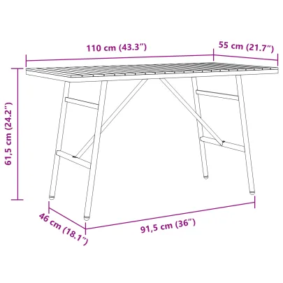 Masă Dining Lemn Acacia - Interior/Exterior - Livrare Gratuită