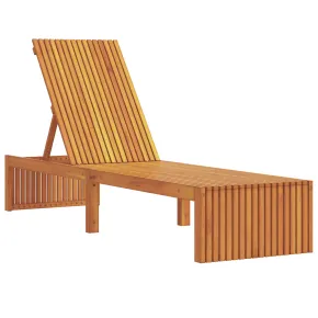 Șezlong Lemn Acacia | Mobilier Exterior Rezistent | Livrare Gratuită 2