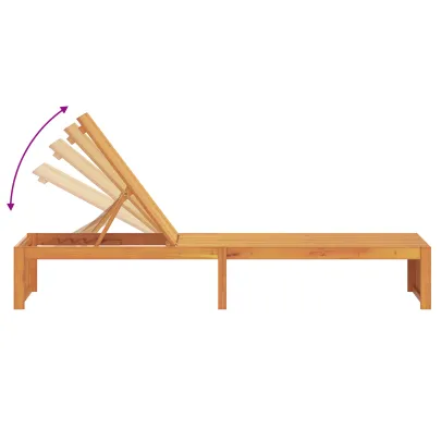 Șezlong Lemn Acacia | Mobilier Exterior Rezistent | Livrare Gratuită