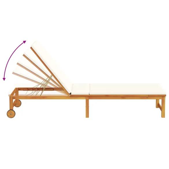 Șezlong Lemn Acacia - Comfort și Durabilitate | Livrare Gratuită Șezlong Lemn Acacia - Comfort și Durabilitate | Livrare Gratuită
