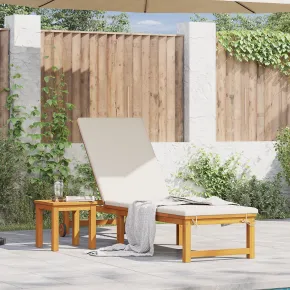 Șezlong Lemn Acacia - Comandă cu Livrare Gratuită