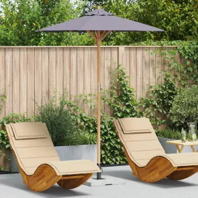 Parasol Bambus Gri 180x230 cm - Livrare Gratuită