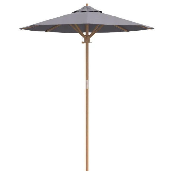 Parasol Bambus Gri 180x230 cm - Livrare Gratuită