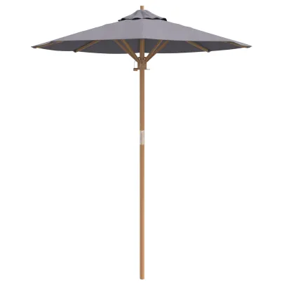 Parasol Bambus Gri 180x230 cm - Livrare Gratuită