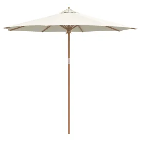 Parasol Bambus Crem 270x260 cm - Livrare Gratuită 2