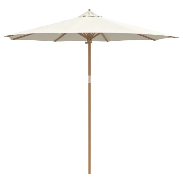 Parasol Bambus Crem 270x260 cm - Livrare Gratuită