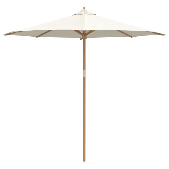 Parasol Bambus Crem 270x260 cm - Livrare Gratuită