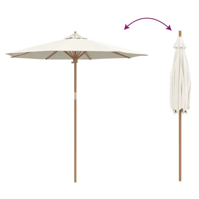 Parasol Bambus Grădină 240x260 cm - Livrare Gratuită