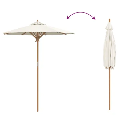 Umbrelă de Grădină Bambus 180x230 cm - Livrare Gratuită