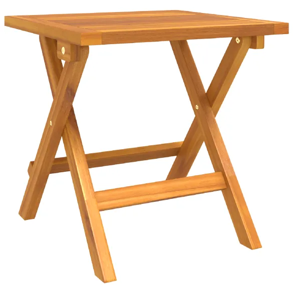 Set Șezlonguri cu Masă Lemn Acacia | vidaXL