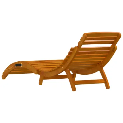 Șezlonguri 2 buc Lemn Acacia | Mobilier Gradina Compact