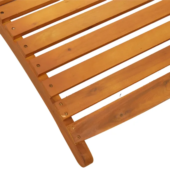 Șezlonguri 2 buc Lemn Acacia | Mobilier Gradina Compact