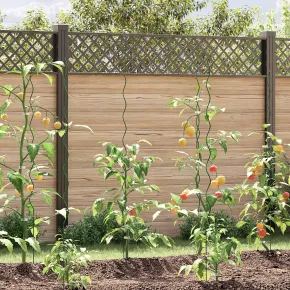 Suporturi Spiralate Plante Oțel - 50 buc - 150 cm - vidaXL