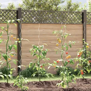 Suporturi Plante Spiralate Oțel Zincat | 50 bucăți